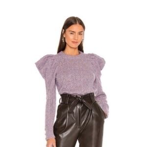 Veronica Beard Lavender Knit Sweater